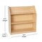 Emma and Oliver Kid's Bookshelf or Toy Storage Shelf for Bedroom or Playroom in Wood Finish with Safe, Kid-Friendly Curved Edges